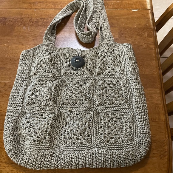 Vintage Crochet Shoulder Bag. GUC. - Picture 5 of 12